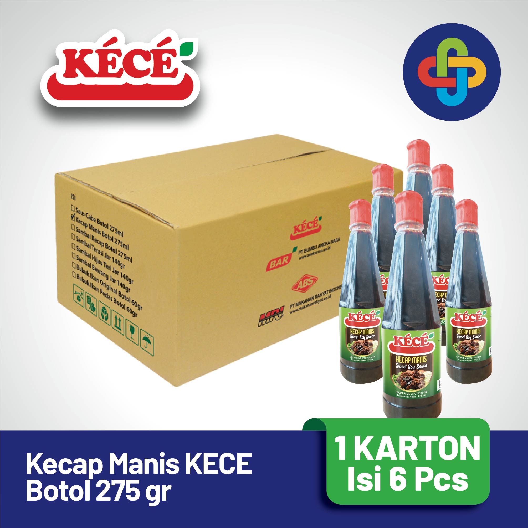 Kecap Manis KECE Botol 275 gr